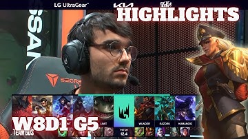 BDS vs FNC - Highlights | Week 8 Day 1 S12 LEC Spring 2022 | Team BDS vs Fnatic W8D1