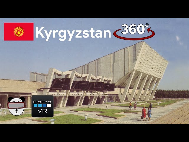 🥽 VR Tour | Brutalist Soviet Architecture | Bishkek, Kyrgyzstan 🇰🇬【GoPro VR Travel | 360 Video】 class=