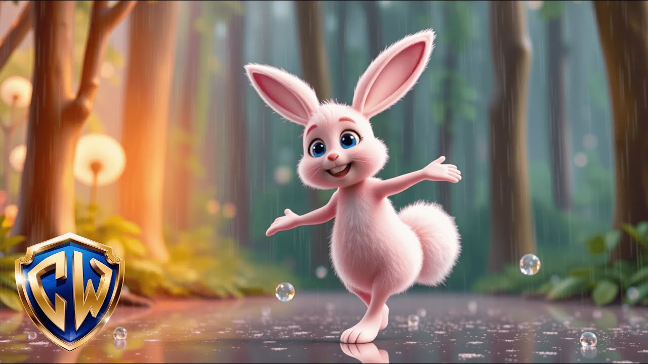 Can Pink Bunny Make a Rainy Day Magical? 🌧️ | Fun Rabbit Cartoon ...