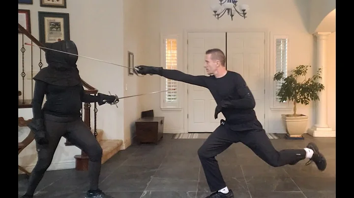 Rob Childs Rapier Vid 31   Jump Lunge