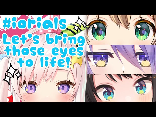 【iorials #5】Coloring The Eyes So Your Waifu Will Not Be A Yandere【hololive-ID】のサムネイル