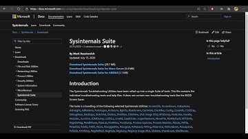 Introduction to Sysinternals Suite and PowerShell