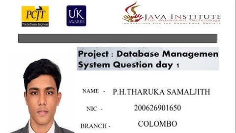DBMS task 1 | create a database using Workbench software