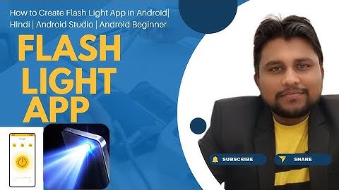 How to Create Flash Light App in Android| Hindi| Android Studio | Android Beginner ||2024