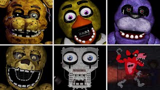 Five Golden Nights At Freddy's - All Jumpscares