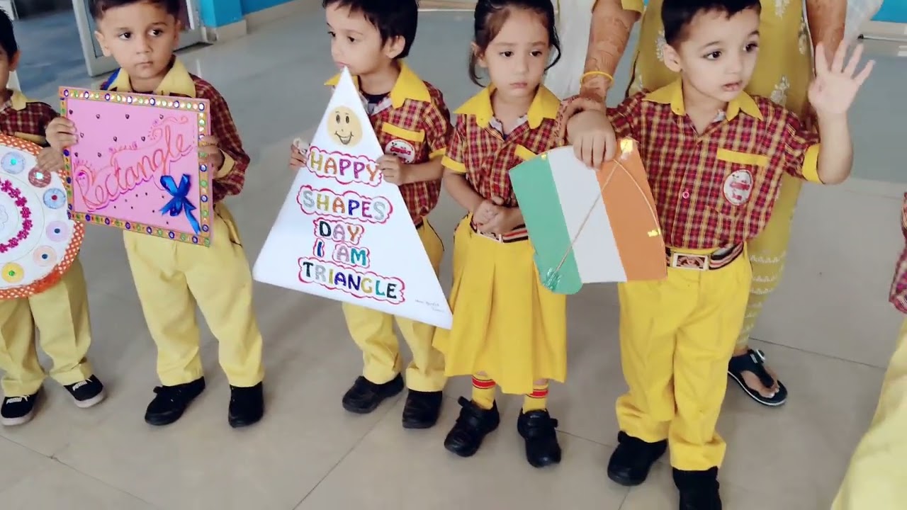 Shapes Day Celebration at Genius Kids by Tiny tots.