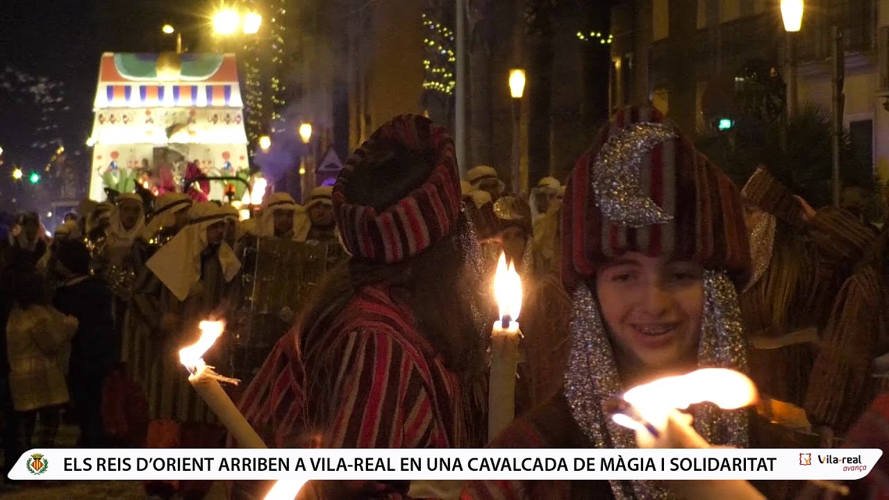 Els Reis d'Orient arriben a Vila-real en una cavalcada de màgia i solidaritat