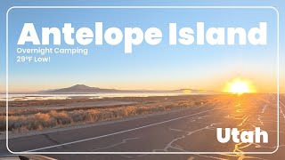 Antelope Island overnight camp with Frary Peak hike