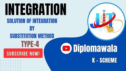 Integration By Substitution Method #msbte #diploma #integration #polytechnic #applied_maths