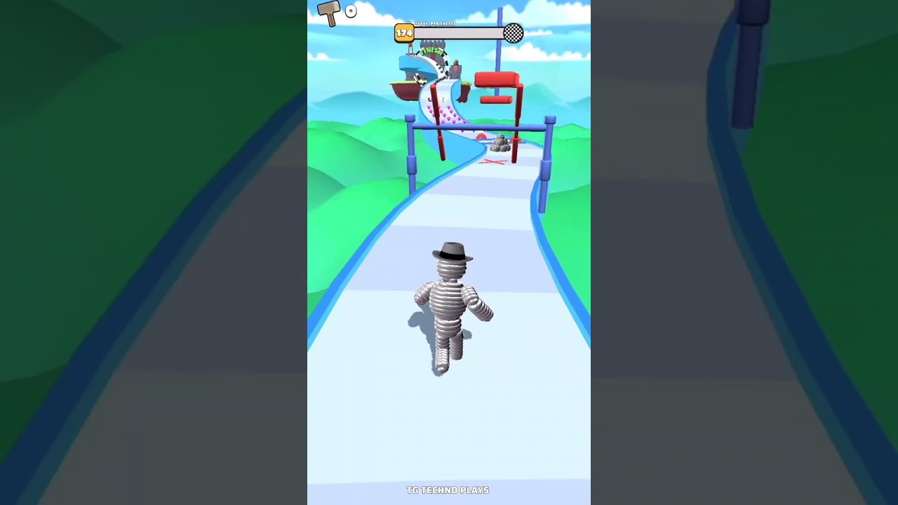 Rope Man Run Lvl 174 - Crazy Twist Run 🤩😍 