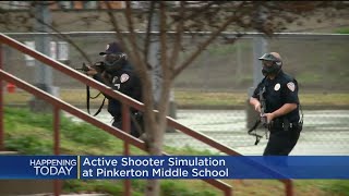 Elk Grove Police Training For Active Shooter Situations At Middle School