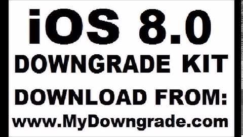 iOS 8.0 downgrade to iOS 7.1.2, 7.1.1, 7.1, 7.0.6 iPhone 4, 4s, 5, 5c, 5s, iPad