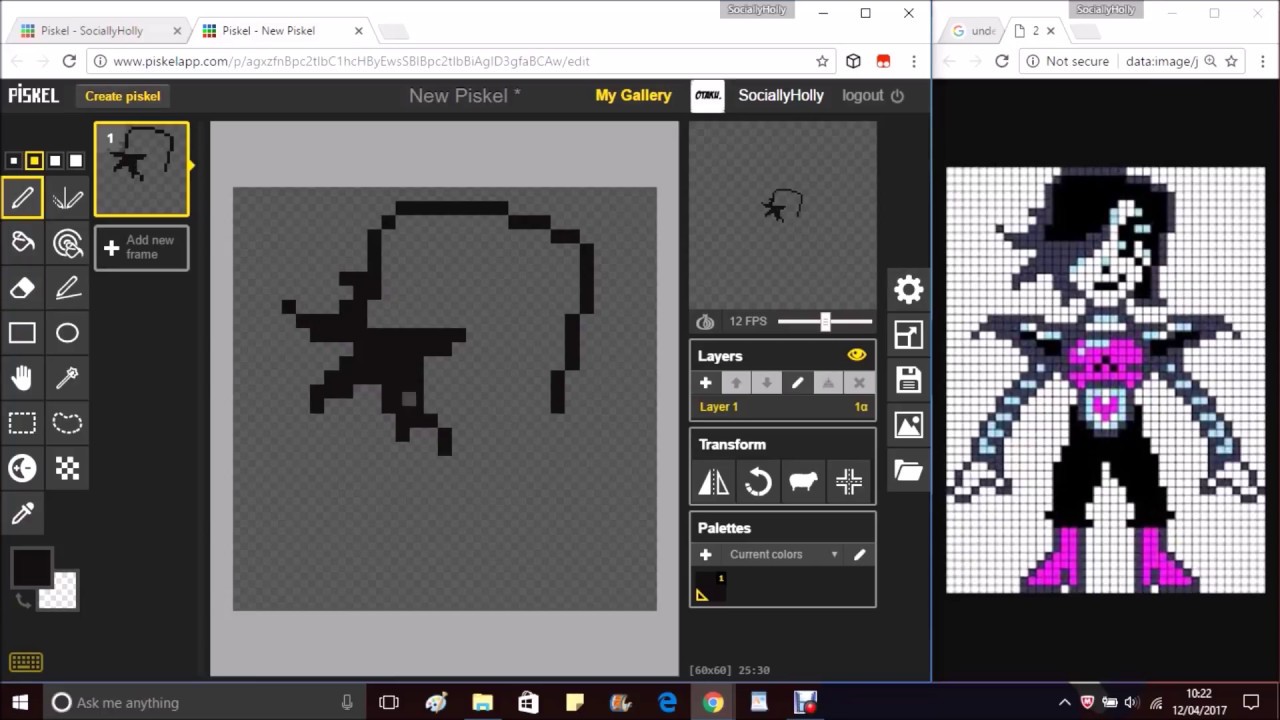 Mettaton's Close Up! | Undertale Sprite Creation - YouTube