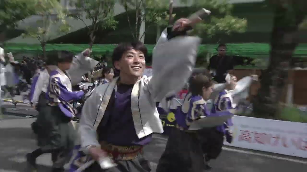 「早稲田大学”踊り侍”」第70回よさこい祭り