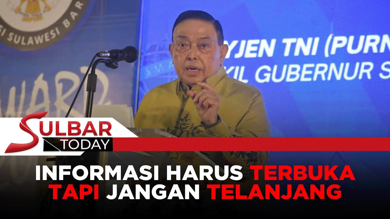 WAGUB Salim S Mengga : Kalau Jujur Tak Perlu Takut!
