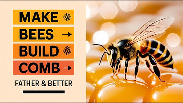 Beekeeping for beginners  How to make bees build comb faster better | WH? 🐝