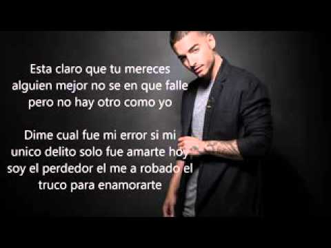maluma el perdedor lyrics letra maluma el perdedor lyrics letra