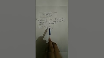 PALINDROMIC NUMBER #maths #shorts #short #palindromenumber