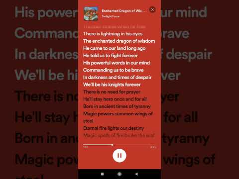 Twilight Force Enchanted Dragon of Wisdom lyrics