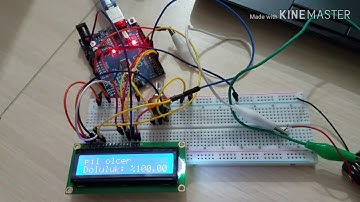 Arduino ile pil ölçme.