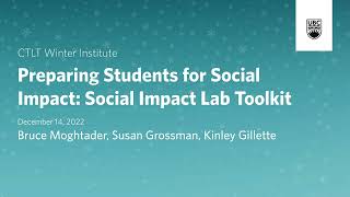 Preparing Students for Social Impact: Social Impact Lab Toolkit