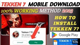 TEKKEN 7 MOBILE PHONE ME KESE DOWNLOAD KARE FULL TUTORIAL #GAMES#EASY STEPS#@USAMAGAMINGXYZ screenshot 1