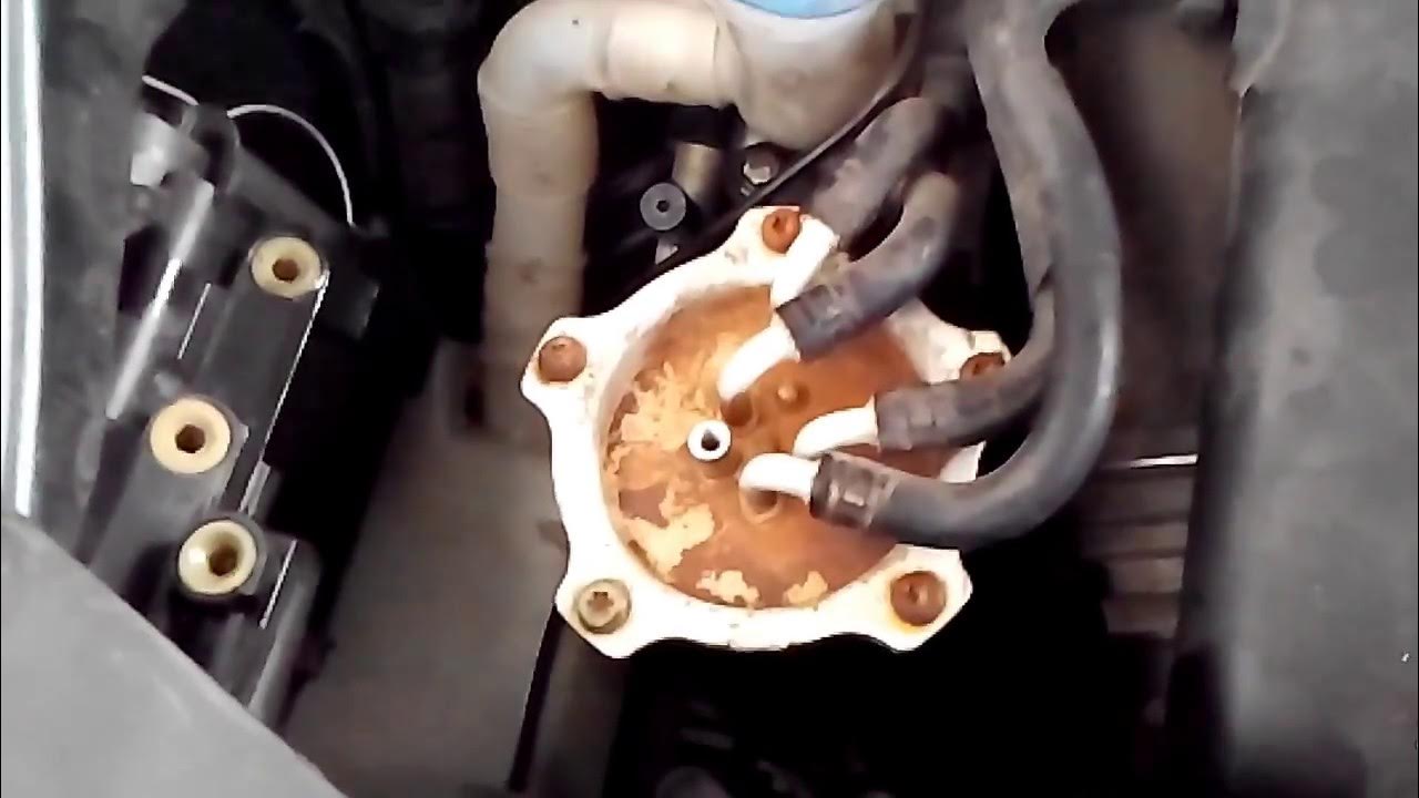 Vw touran 1 9tdi how to change fuel filter youtube