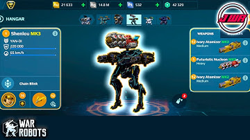 Best free to play weapons for new shenlou robot war robots Update 9.7 #warrobots