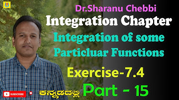 Integration Chapter I Integration Of Some Particular Function I Exercise-7.4 I