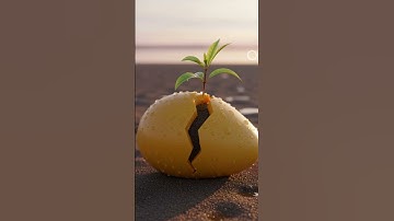 The camel saved the mango plant from drying up by watering it.😰 #ai #tree#save #camel