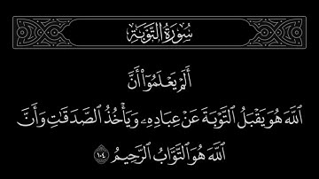 سورة التوبة الآية 104