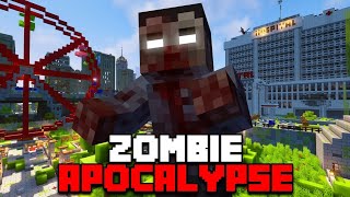 Surviving A Zombie Apocalypse In Minecraft! (Part 1)