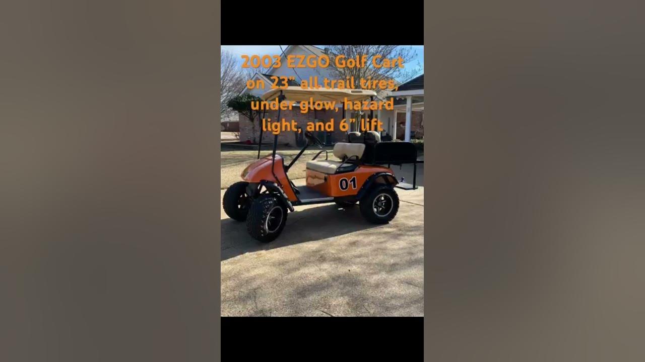 2003 General Lee Golf Cart - YouTube