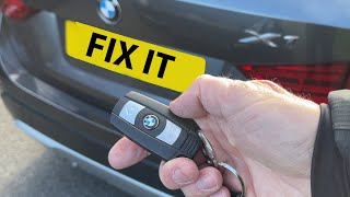 2 MINUTES: Replace the Boot/Trunk Switch on Your BMW or Mini (Example 2014 BMW X1)