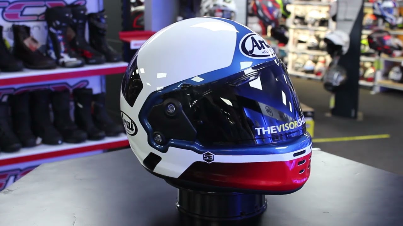 Arai Rapide Backer Helmet (Diamond White) - YouTube