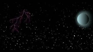 Rain Stars & Moon at Night in HTML, CSS & Javascript