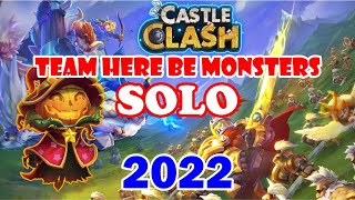 castle clash team here be monsters solo | ngarai nestapa 4 dan 3 | konflik kastil indonesia