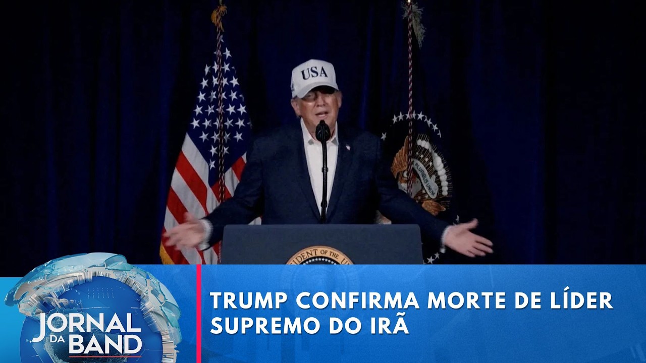Donald Trump confirma morte de Líder Supremo do Irã | Jornal da Band