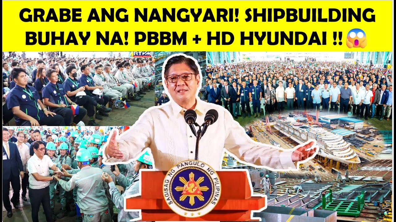 Произошло потрясающее! PBBM и HD Hyundai возродили судостроение на Филиппинах! Тысячи рабочих мест!