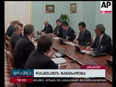 რასმუსენი: პროდასავლური მიმართულებიდან პუტინმა კურსი შეცვალა