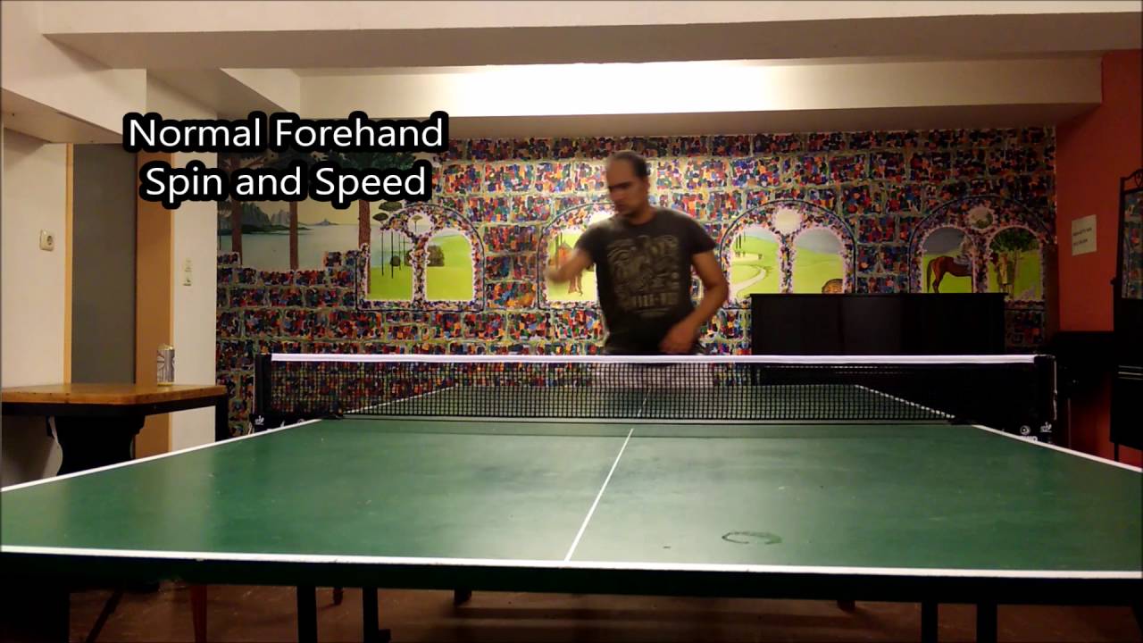 Table Tennis Forehand Topspin on both Sides practice inspired by