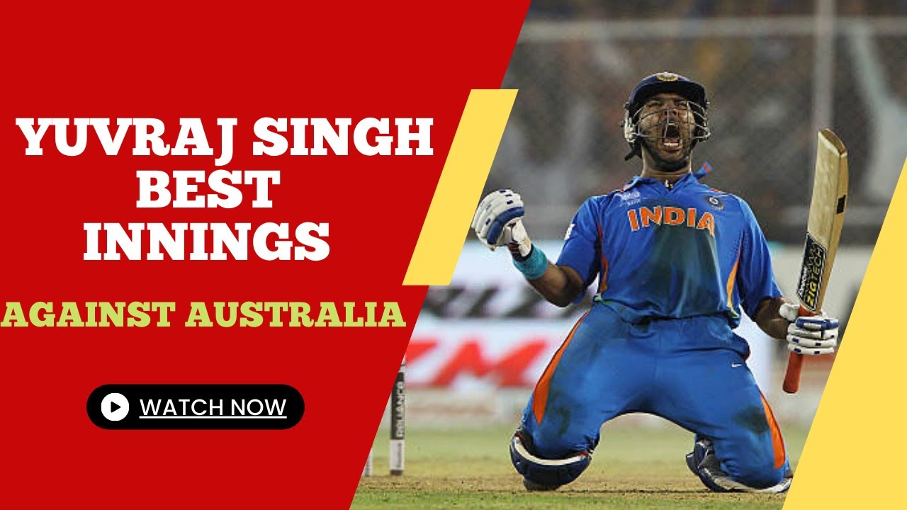 YUVRAJ SINGH BEST INNING | T20 MATCH | IND VS AUS | LAST OVERS - YouTube