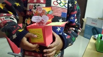 Christmas pop up box card