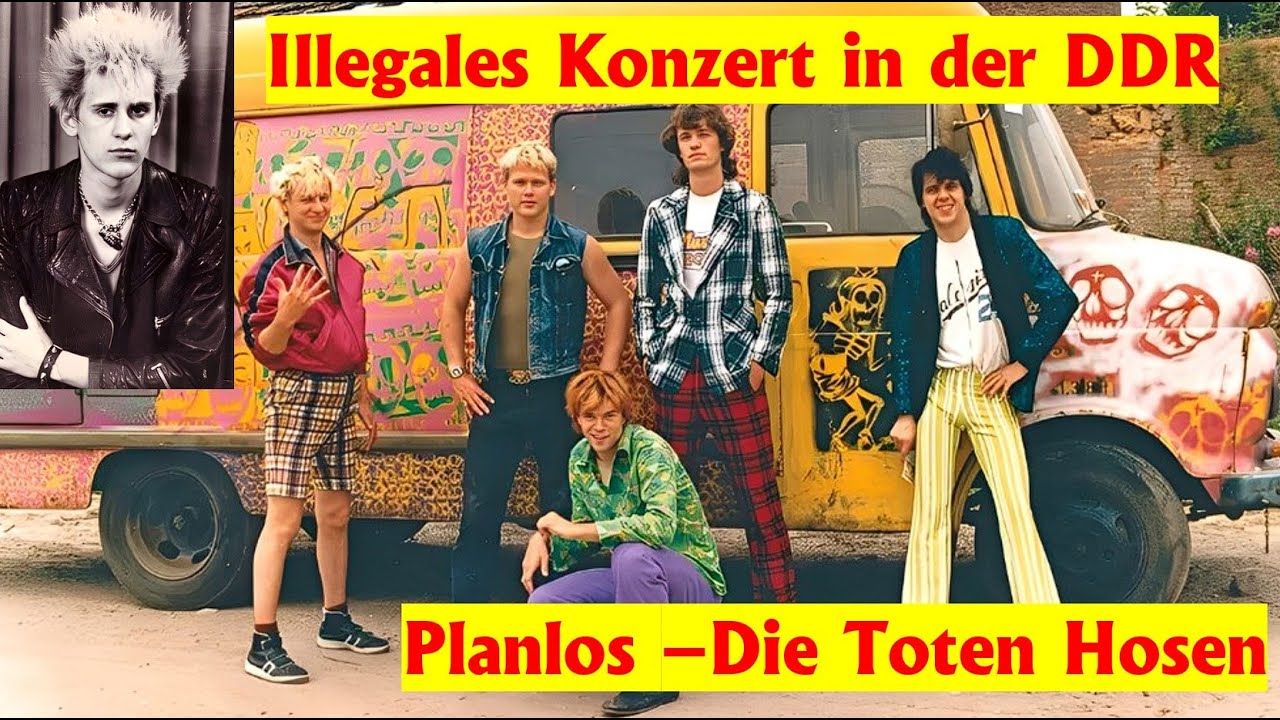 Planlos Die Toten Hosen Die Vision illegales Konzert Ostberlin März1983 #DDR #dokumentation deutsch