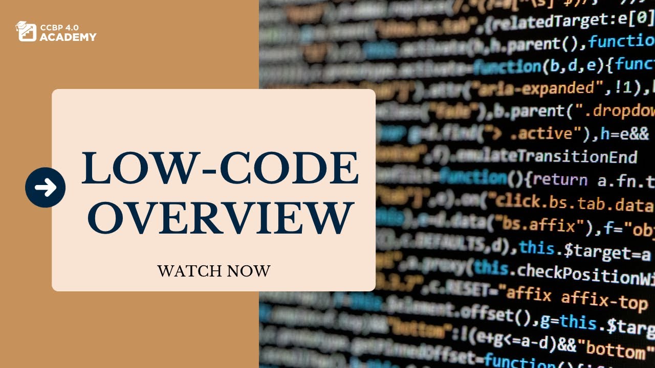 A Quick Overview on Low-Code | NxtWave | NxtWave Student | CCBP Academy | 