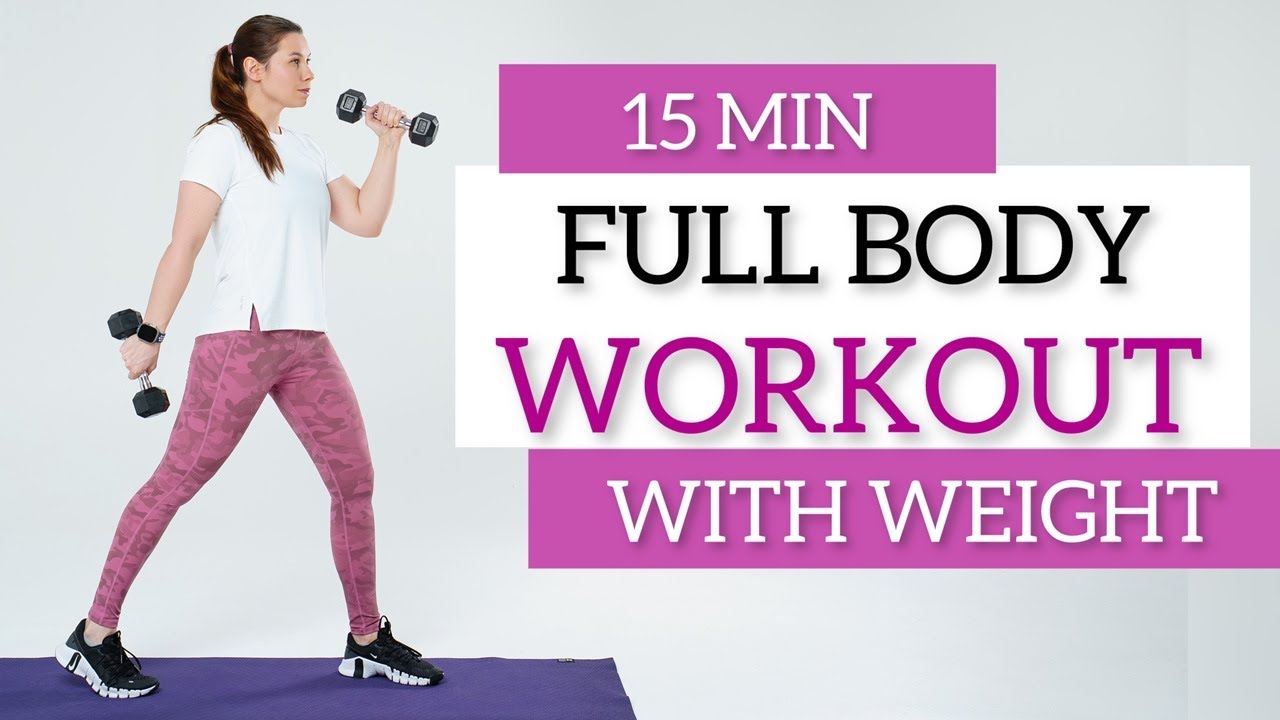 15-минутная силовая тренировка всего тела стоя / с гантелями / без повторений / сжигание жира / д...