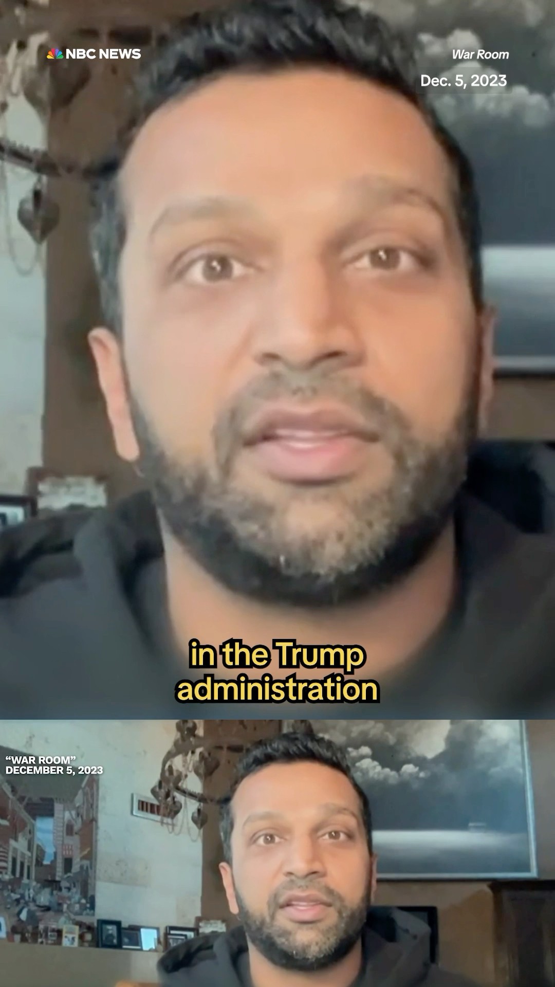 President-elect Trump taps Kashyap “Kash” Patel to serve as director of the FBI.