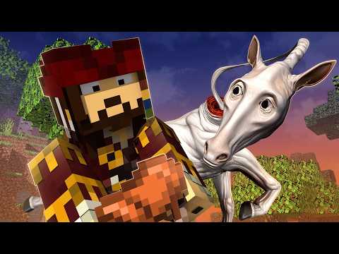 FOLLOW THE ORDERS OF THIS MONSTROUS HORSE IN MINECRAFT!! ( CREEPY HORSE )