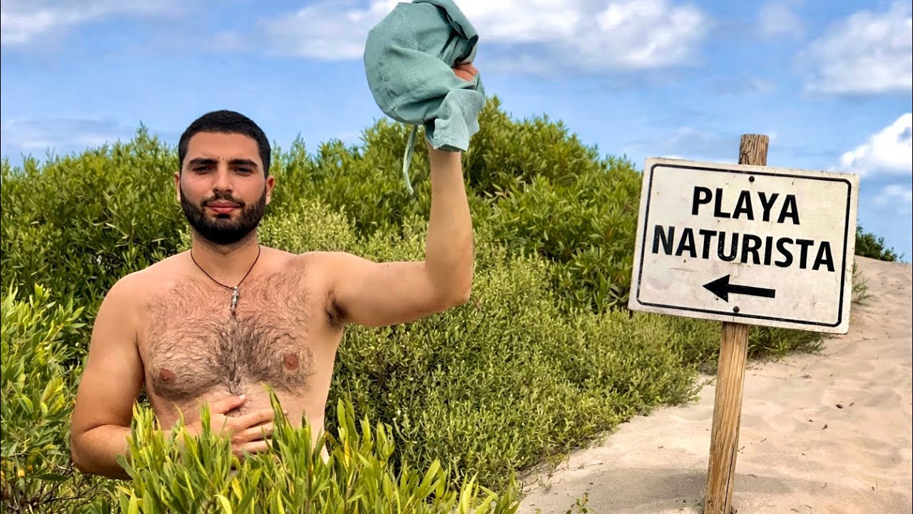 Playa naturista | Sentí la calma de estar solo.