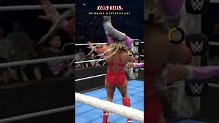 Kelly Kelly delivers Spining Headscissors on Tiffany Stratton #wwe2k26